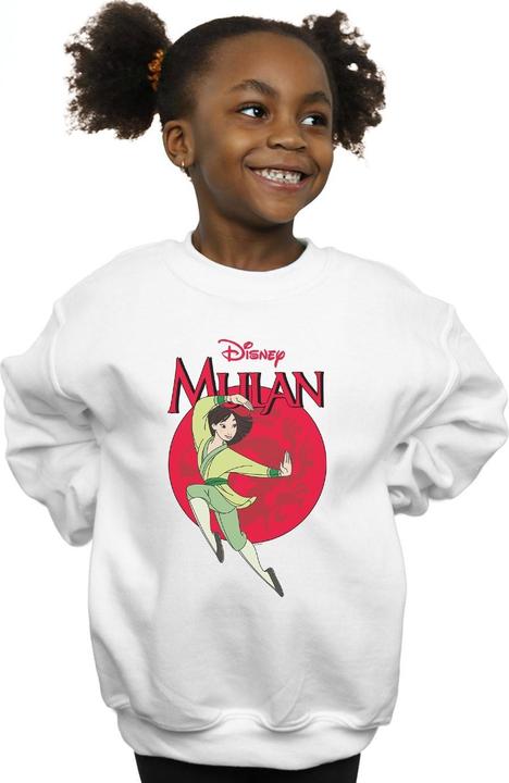 Actual product image Disney Girls Mulan Dragon Circle Sweatshirt (116)