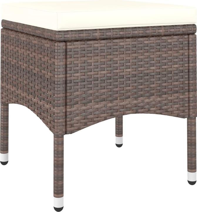 Actual product image VidaXL Gartenstuhl und Hocker