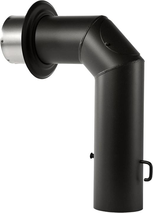 Actual product image Bertrams Chimney connection set Ø150mm black 3 pieces (600 x 450 mm)