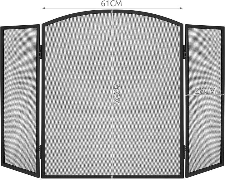 Produktbild Kaminer 3-seitiger Kaminschirm (118 x 28 x 76 cm)
