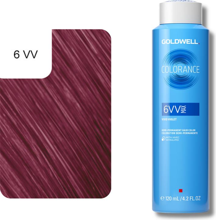 Actual product image Goldwell Colorance Depot hair colour (6VV vivid violet Max)