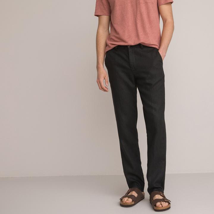 Actual product image La Redoute Collections Linen trousers (58)