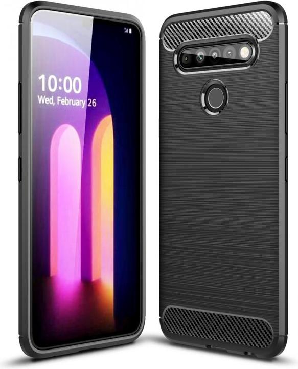 Produktbild Screenguard LG K61 Hülle Carbon Brushed Soft TPU (LG K61)