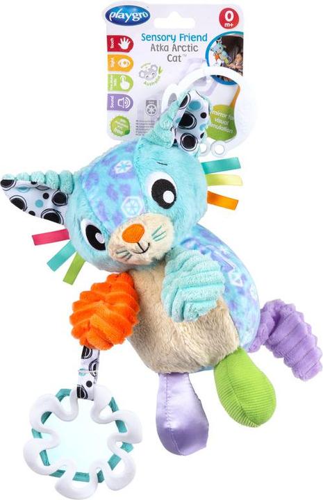 Actual product image Magni Sensory Friend cat Atka Arctic colourful