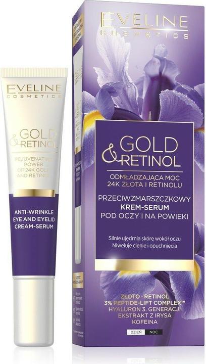 Produktbild Eveline Gold & Retinol Anti-Falten Tages- und Nachtcreme 15ml (15 ml, 24h Creme)