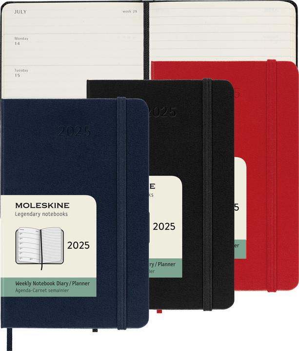 Produktbild Moleskine Notizkalender (A6, Pocket, Englisch)