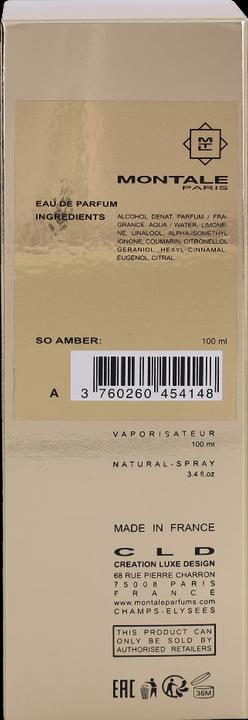 Actual product image Montale So Amber (Eau de parfum, 100 ml)