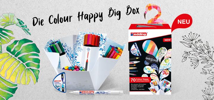 Actual product image Edding Happy Big Box 1340 + 1300 (Multicoloured, 70 x)