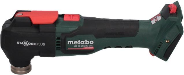 Productafbeelding Metabo MT 18 LTX BL QSL Accu Multitool 18 V Brushless Starlock Plus + 2x accu 4.0 Ah + lader + m