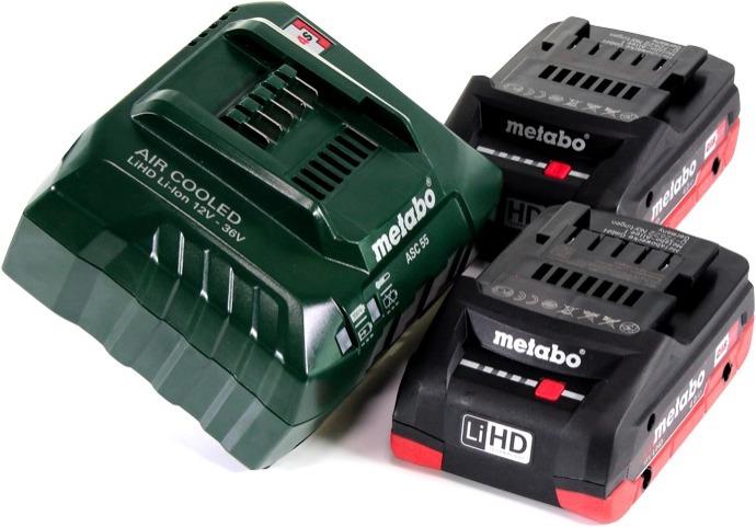 Productafbeelding Metabo MT 18 LTX BL QSL Accu Multitool 18 V Brushless Starlock Plus + 2x accu 4.0 Ah + lader + m