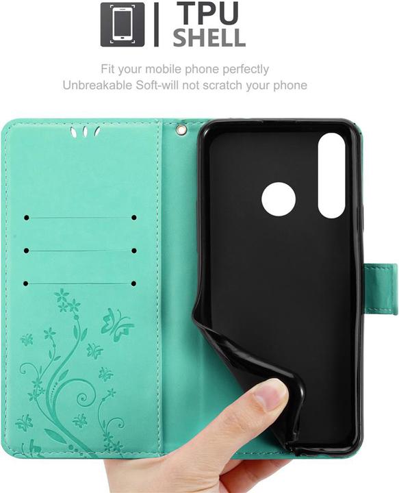 Immagine prodotto Cadorabo Custodia Flower Book (Huawei Enjoy 9S)