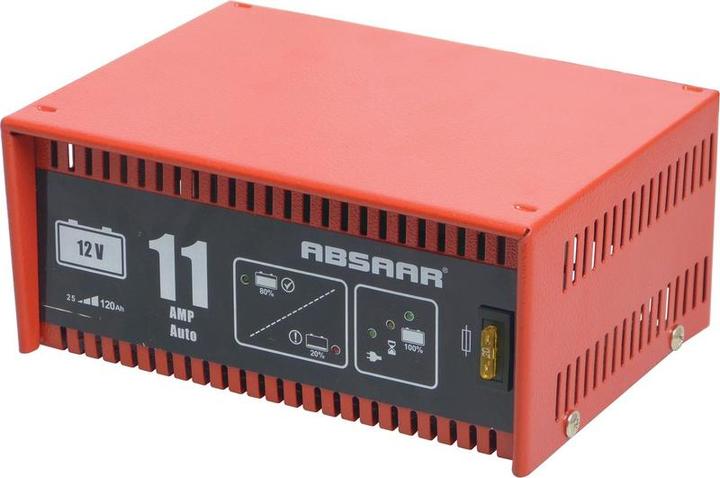 Absaar ABSAR Professional Full -Automatic Battery Ladegerät 12 Volt - 11a / inklusige Batteriefahrer und Tr (12V, 11 A)