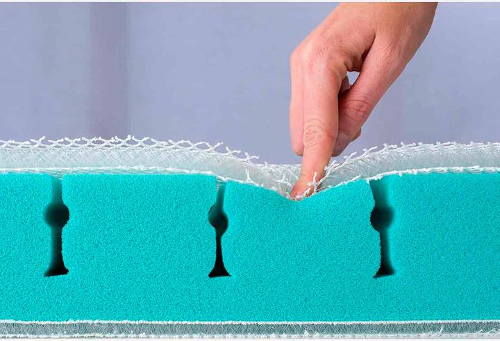 Actual product image Träumeland Traeumeland Baby Mattress Spring Air (70 x 140 cm)