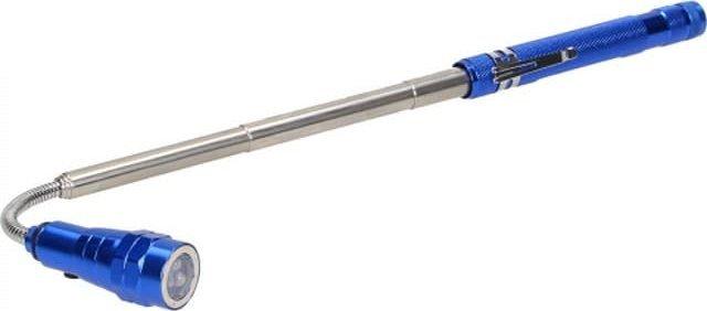 Immagine prodotto Orno Torcia Torcia telescopica 17-57 cm, 3 LED, 4 x LR44, testa a stella pieghevole, magnete, WL-9 (57 cm)
