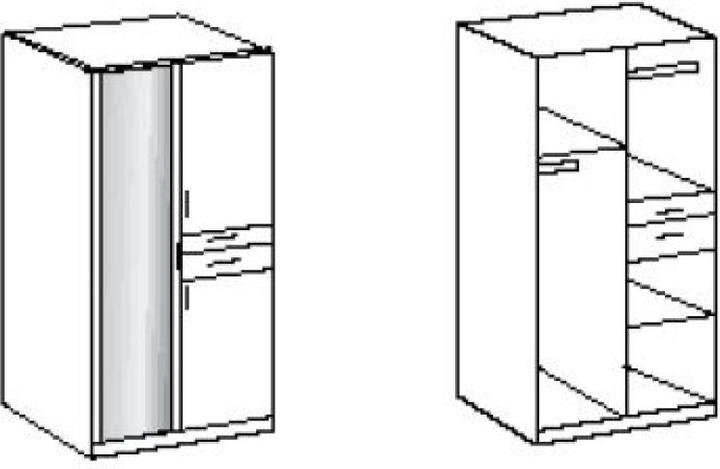 Actual product image Wimex Koblenz (91 x 58 x 199 cm)