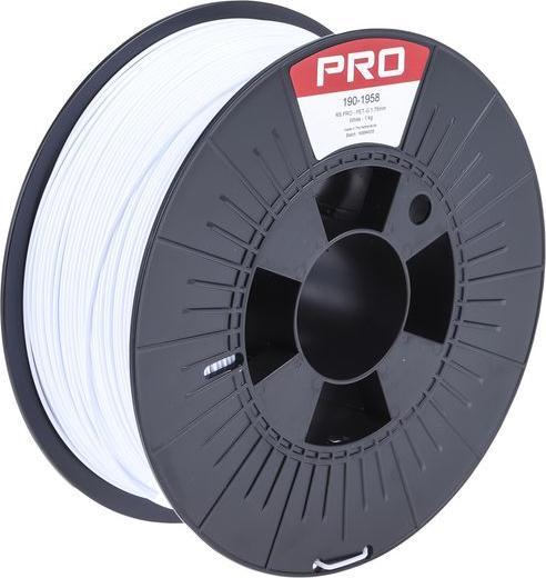 Image du produit Rs Pro Filament pour imprimante 3D PET-G à utiliser avec les imprimantes 3D de bureau courantes, blanc (PETG, 1.75 mm, 1000 g, Blanc)