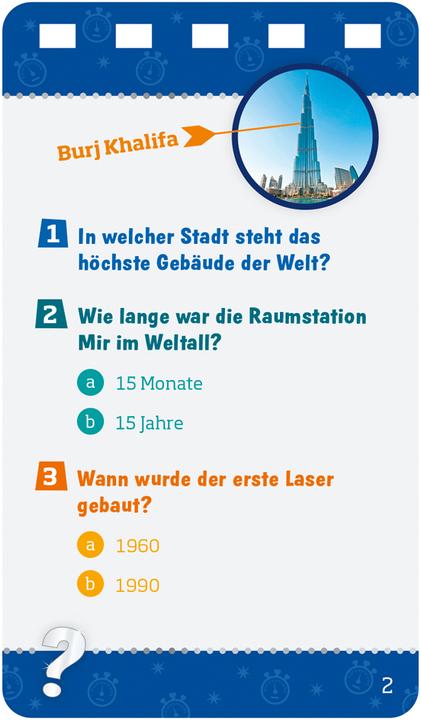 Produktbild Tessloff WAS IST WAS Quiz Rekorde der Technik (Deutsch)