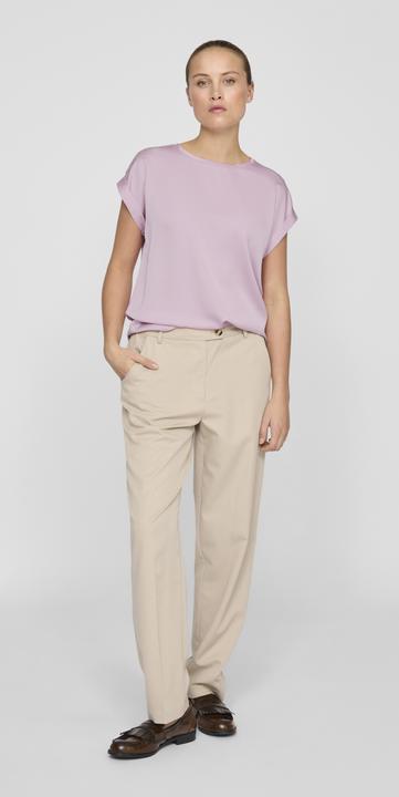 Actual product image Vila Round neckline top with short sleeves (36)