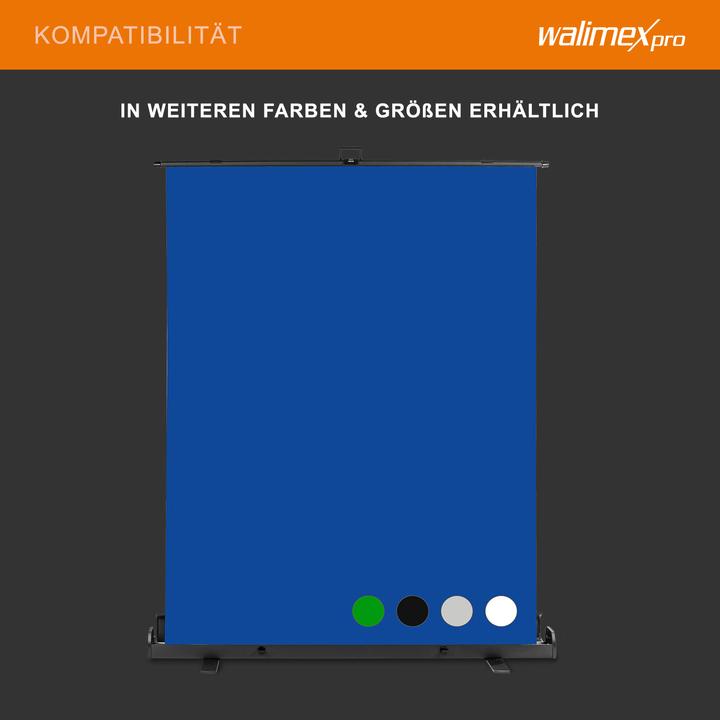Actual product image Walimex pro Roll-up panel background green 165x220 (176.50 cm, 226 cm)