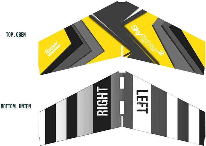 Actual product image Hacker SkyFighter² - yellow edition (Aerobatics)
