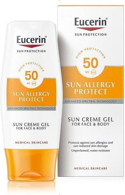 Image du produit Eucerin Sun Allergy Protect Sun Cream Gel (Crème solaire, SPF 50, 150 ml)