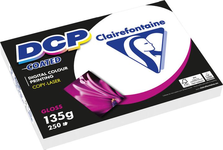 Produktbild Clairefontaine Laserdrucker-Papier DCP Coated Gloss, A4, 200 g/qm (200 g/m², A4)