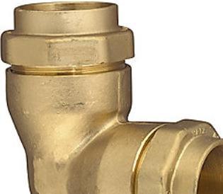 Actual product image Aalberts RAUFOSS WATER &amp GAS ISIFLO VINKEL 90GRADER 25MM