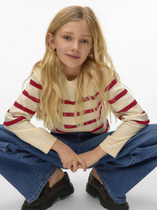 Actual product image Vero Moda Vmsaba Plain Ls O-Nk Pullov Ga Girl Noos (116)