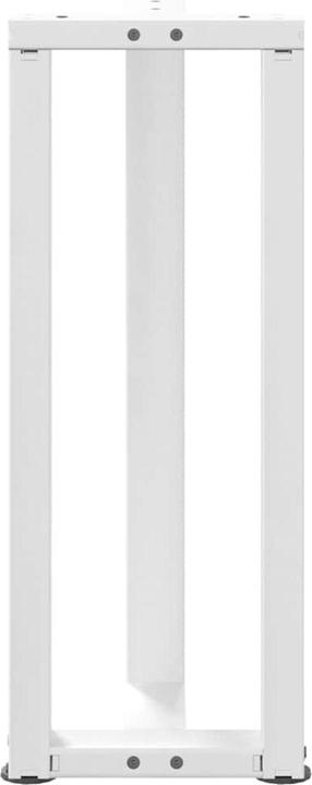 Produktbild VidaXL Couchtischbeine T-Form 2 Stk. Weiss 70x25x(42-43) cm Stahl Tischbein