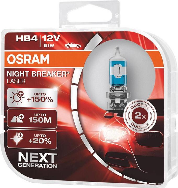 Actual product image Osram Night Breaker (HB4)