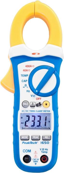 Actual product image Peaktech P 1650 Current clamp meter (CAT III 600V)
