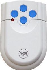 Actual product image Rademacher RAD 80000028 4-button Keeloq handheld transmitter with self-adhesive (Handheld transmitter)