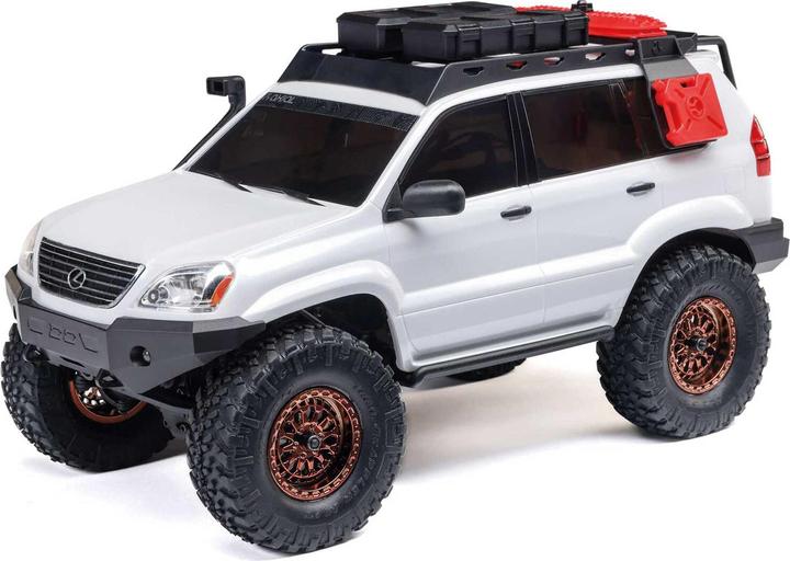 Axial Schaal Crawler SCX24 Lexus GX470, Wit RTR 1:24 (RTR Gereed voor gebruik)