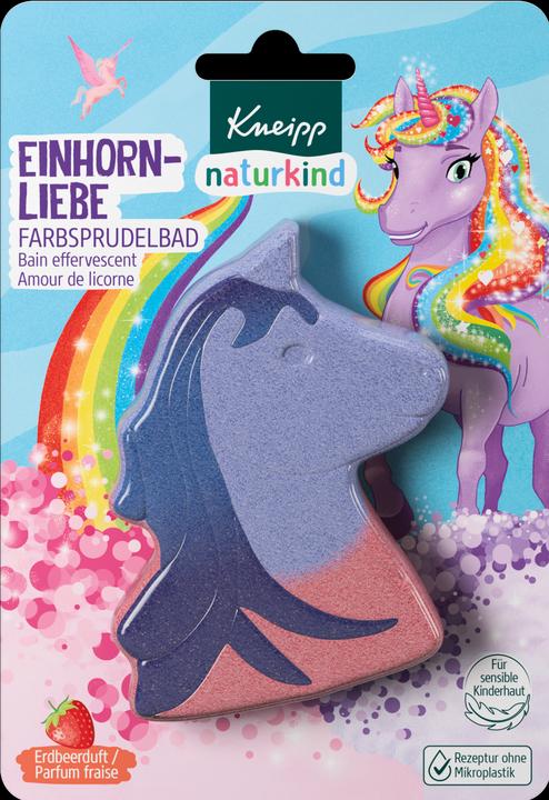 Image du produit Kneipp naturkind Bain effervescent Amour de licorne (Bain moussant)