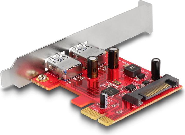 Immagine prodotto Delock Scheda PCI Express x1 a 2 prese esterne USB 5 Gbps Tipo-A