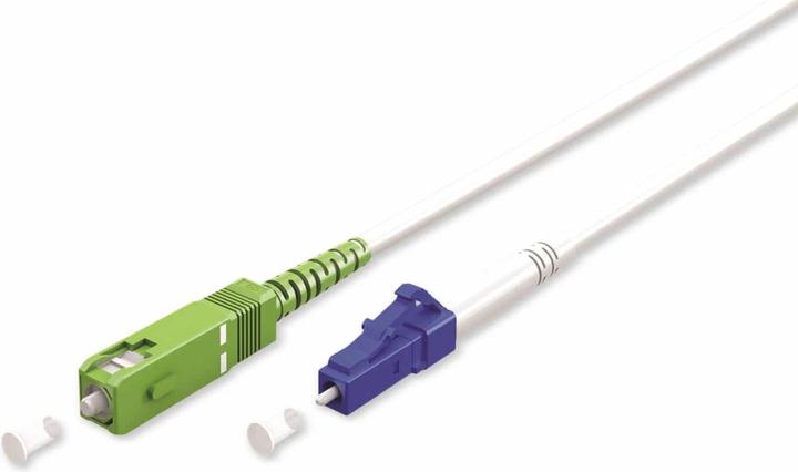Produktbild Goobay Glasfaserkabel FTTH, Singlemode OS2 White, weiss Simplex, 25 m (S/UTP, 25 m)