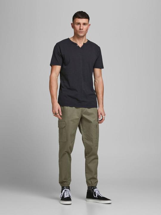 Actual product image Jack & Jones Split Neck T-Shirt (XS)