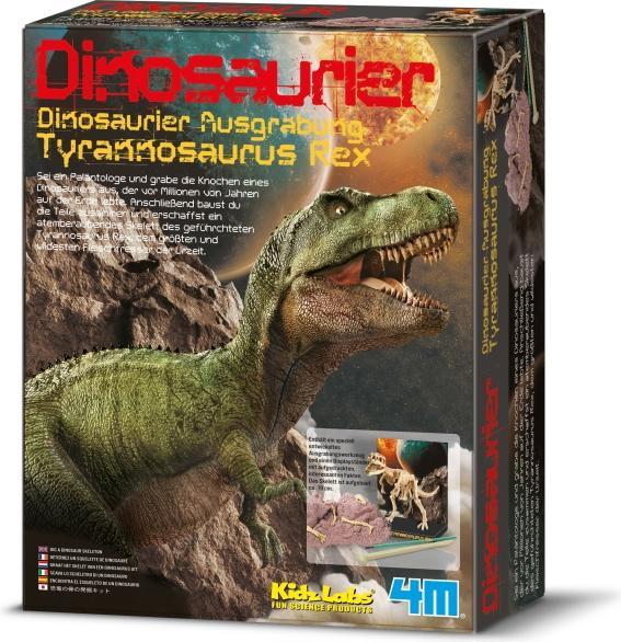 Immagine prodotto 4M Scheletro di Tyrannosaurus Rex - Set di scavi - Paleontologia - Bambino - 8 anni