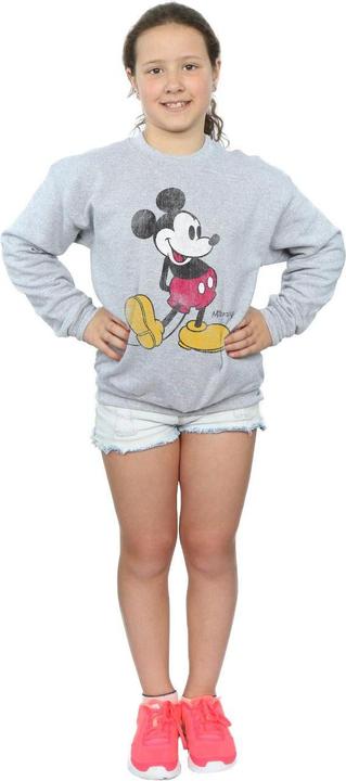 Produktbild Disney Girls Classic Kick Mickey Mouse Sweatshirt (152, 158)