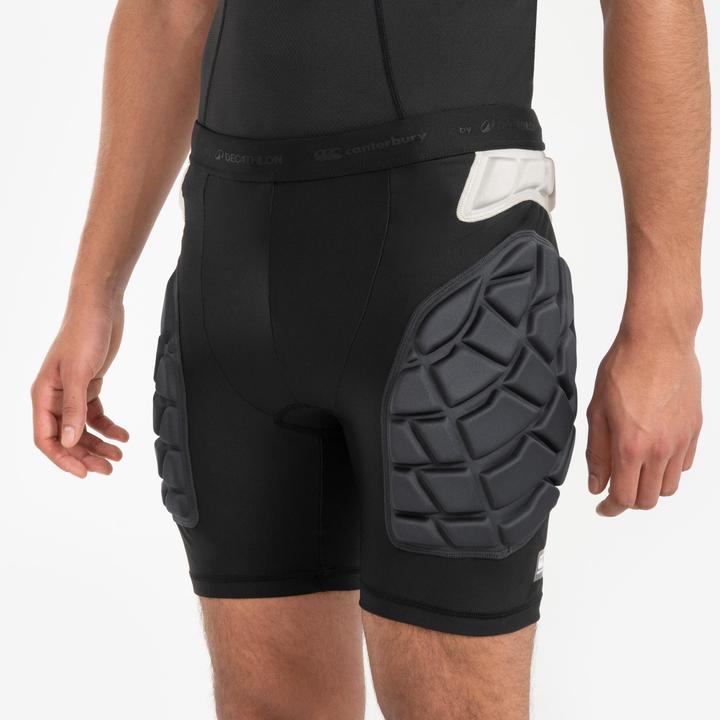 Image du produit Offload Short de protection Rugby Femme/Homme - Canterbury S500 noir (S, Short de protection, Modèle unique)