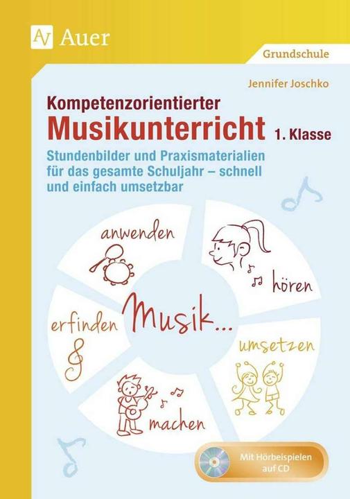 Actual product image Kompetenzorientierter Musikunterricht 1. Klasse (German, Jennifer Joschko, 2023)