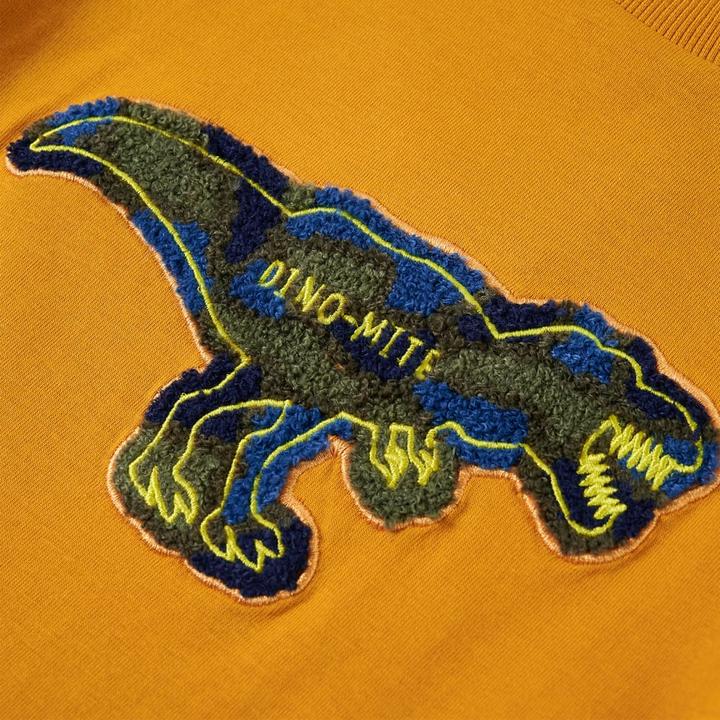 Produktbild VidaXL Kinder-Langarmshirt Ocker 128,Material: 100 (128)