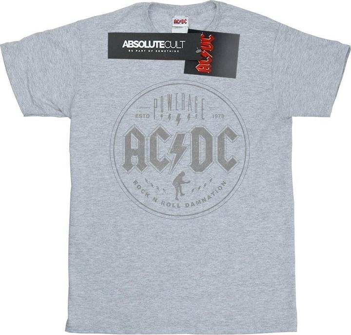 AC/DC Jungen Rock N Roll Verdammnis Schwarzes TShirt