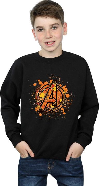 Immagine prodotto Avengers Assemble Halloween Spider Logo Felpa Ragazzi (152, 158)