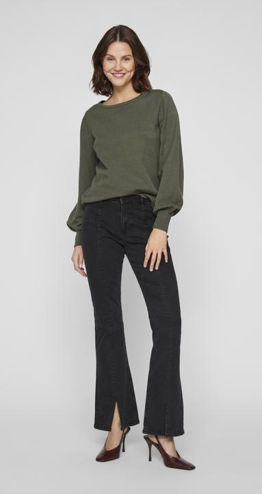 Actual product image Vila U-boat neck knitted jumper (XS)