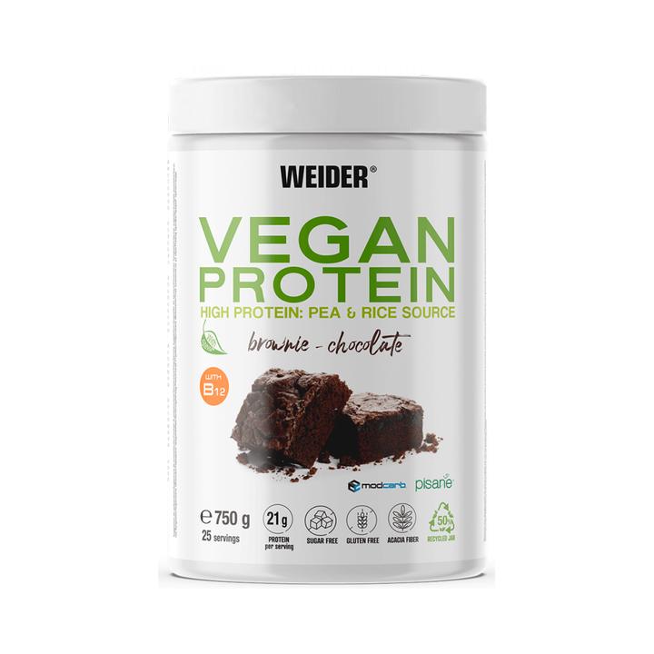 Image du produit Weider Protéines végétaliennes (Brownie-chocolat, 1 pcs, 750 g)