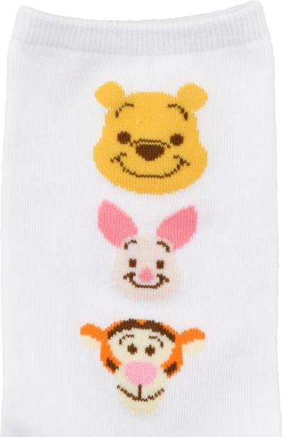 Actual product image Disney Puuh, Ferkel, Tigger Socken Triple Face Weiss 23-25 (36 - 39)
