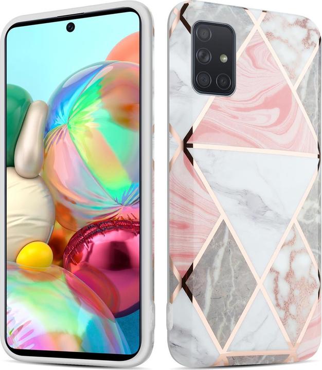 Pink Grey White Marble No. 10