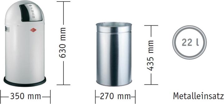 Immagine prodotto Wesco Pushboy Junior (22 l)
