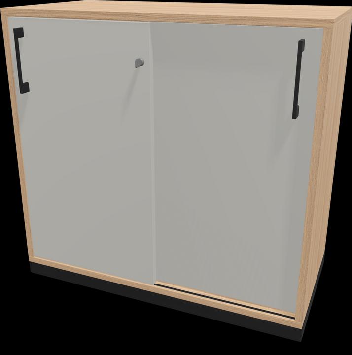 Amber oak decor with structure, Pearl grey, Black